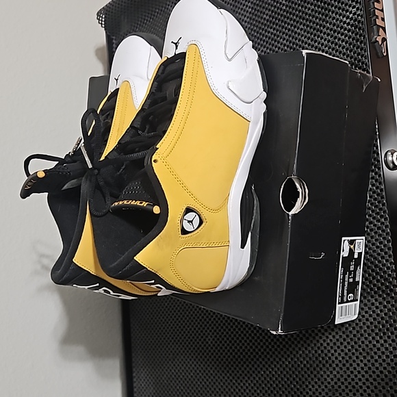 Air jordan 14 retro size 9 light ginger - Picture 4 of 4